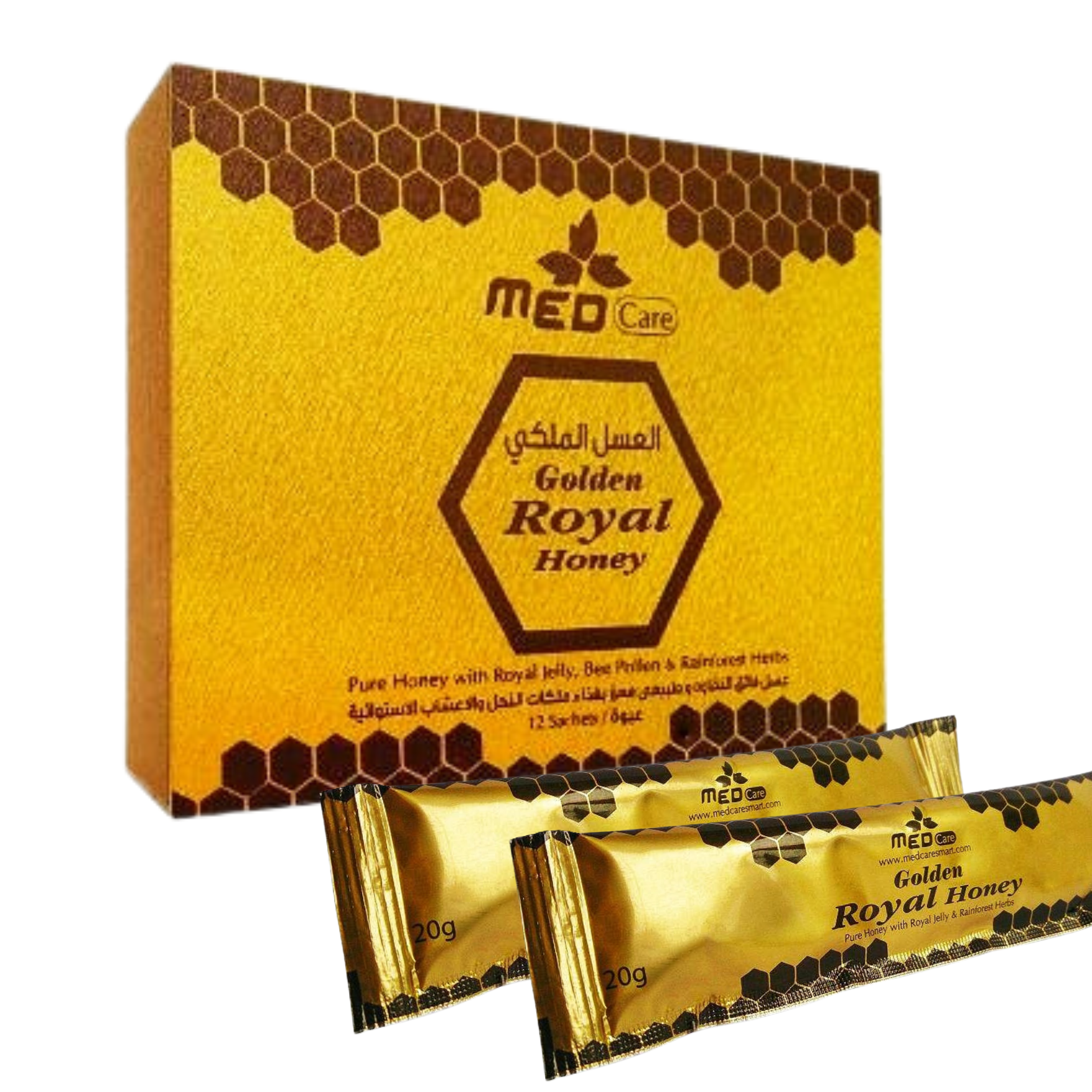 MED CARE Golden Royal Honey – 12 Pieces